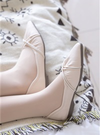 NO.029 Sweet Pea - Flat shoes, thick black silk, thick meat, stomp on cookies(85)